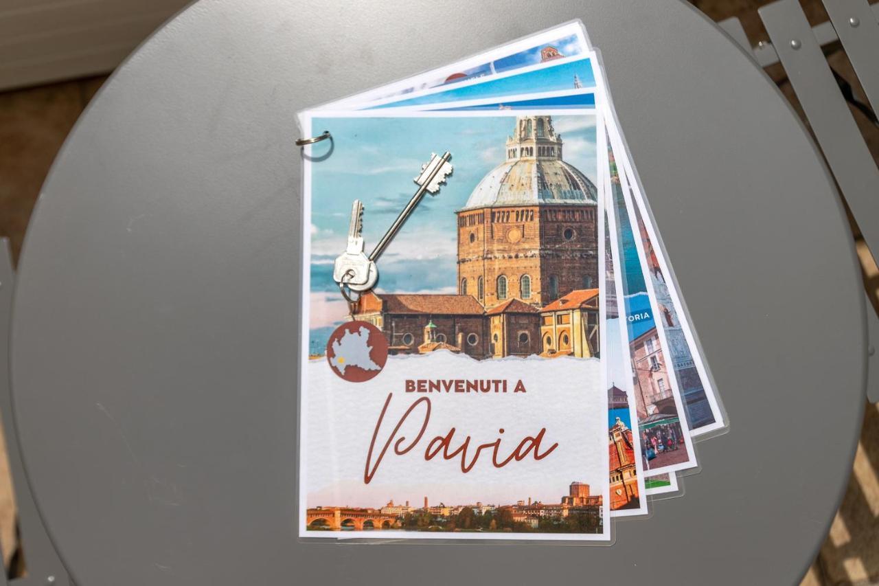 Centro Storico • Wi-Fi, Netflix E Terrazzo Apartment Pavia Ngoại thất bức ảnh
